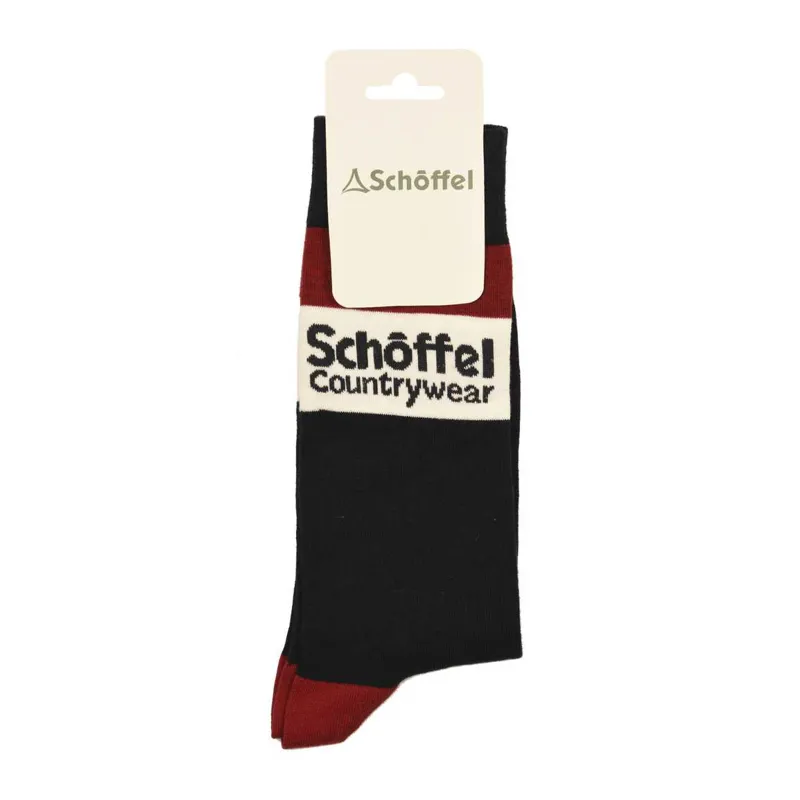Schoffel Cotton Socks - Bordeaux Heritage
